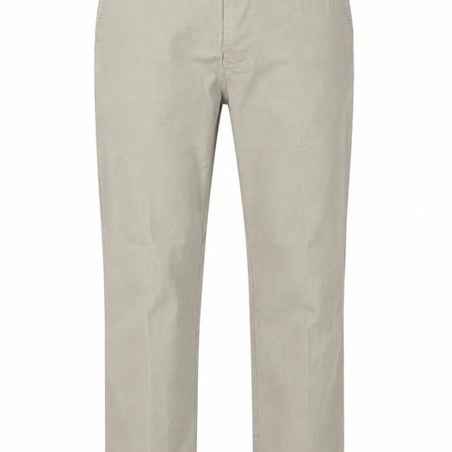 Marks & Spencer Men Beige 34/29 Regular Fit Stretch Chino Trousers