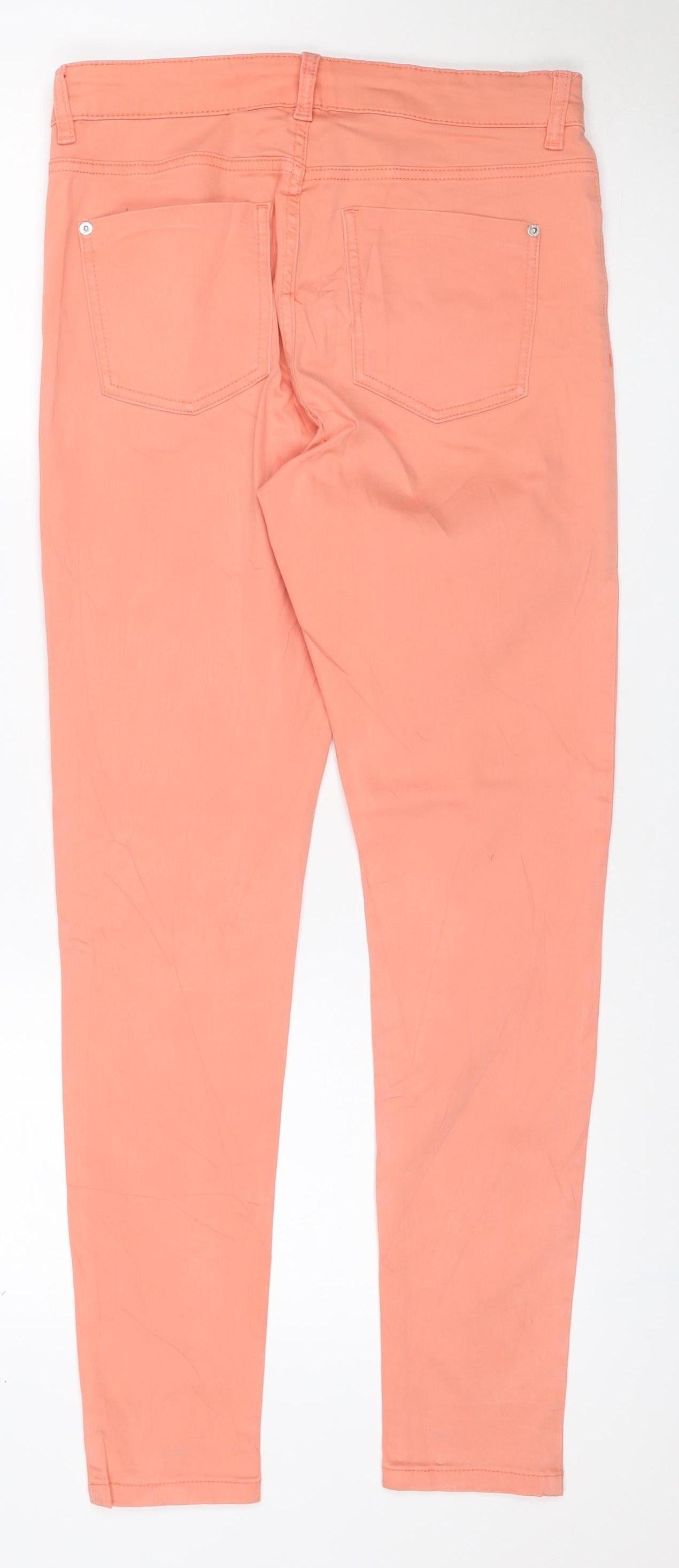 Marks and Spencer Women Orange UK 10 Super Skinny Stretch Jeans