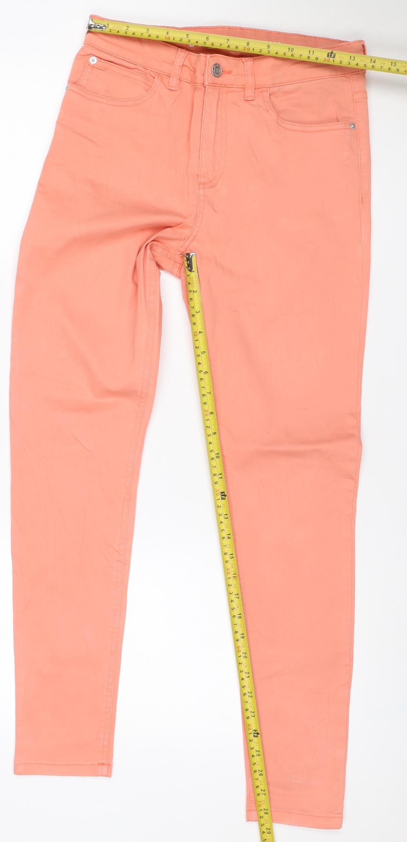 Marks and Spencer Women Orange UK 10 Super Skinny Stretch Jeans