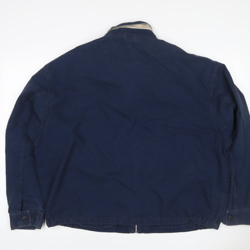 Fred Perry Men’s Blue XL Cotton Full Zip Classic Jacket