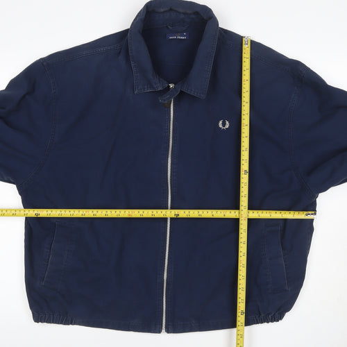 Fred Perry Men’s Blue XL Cotton Full Zip Classic Jacket