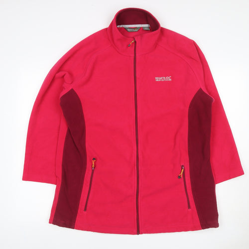 Regatta Women’s Pink Fleece Jacket UK 20 Full Zip Outdoor