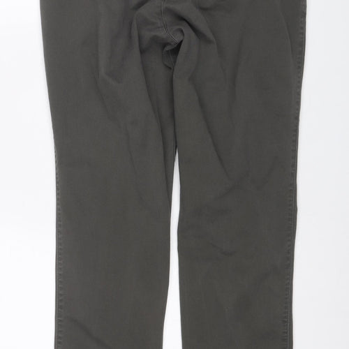 Gap Men’s Grey Chino Trousers 34x32 Straight Leg Cotton Stretch