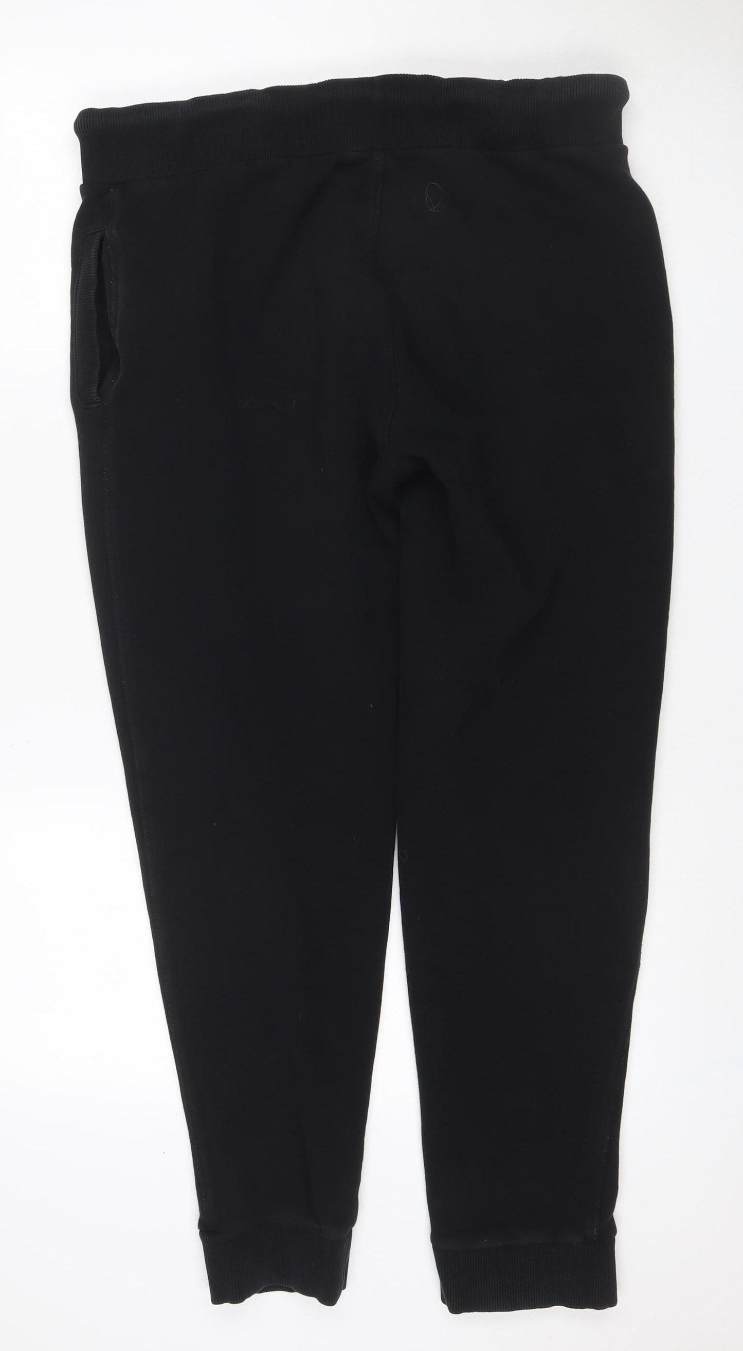 Superdry Men’s Black M Logo Fleece Jogger Sweatpants Drawstring