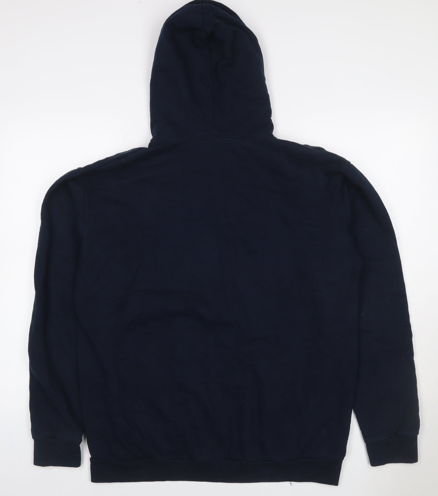 Stars & Stripes Men’s Blue XL Pullover Hoodie Cartoon Wrestling Graphic