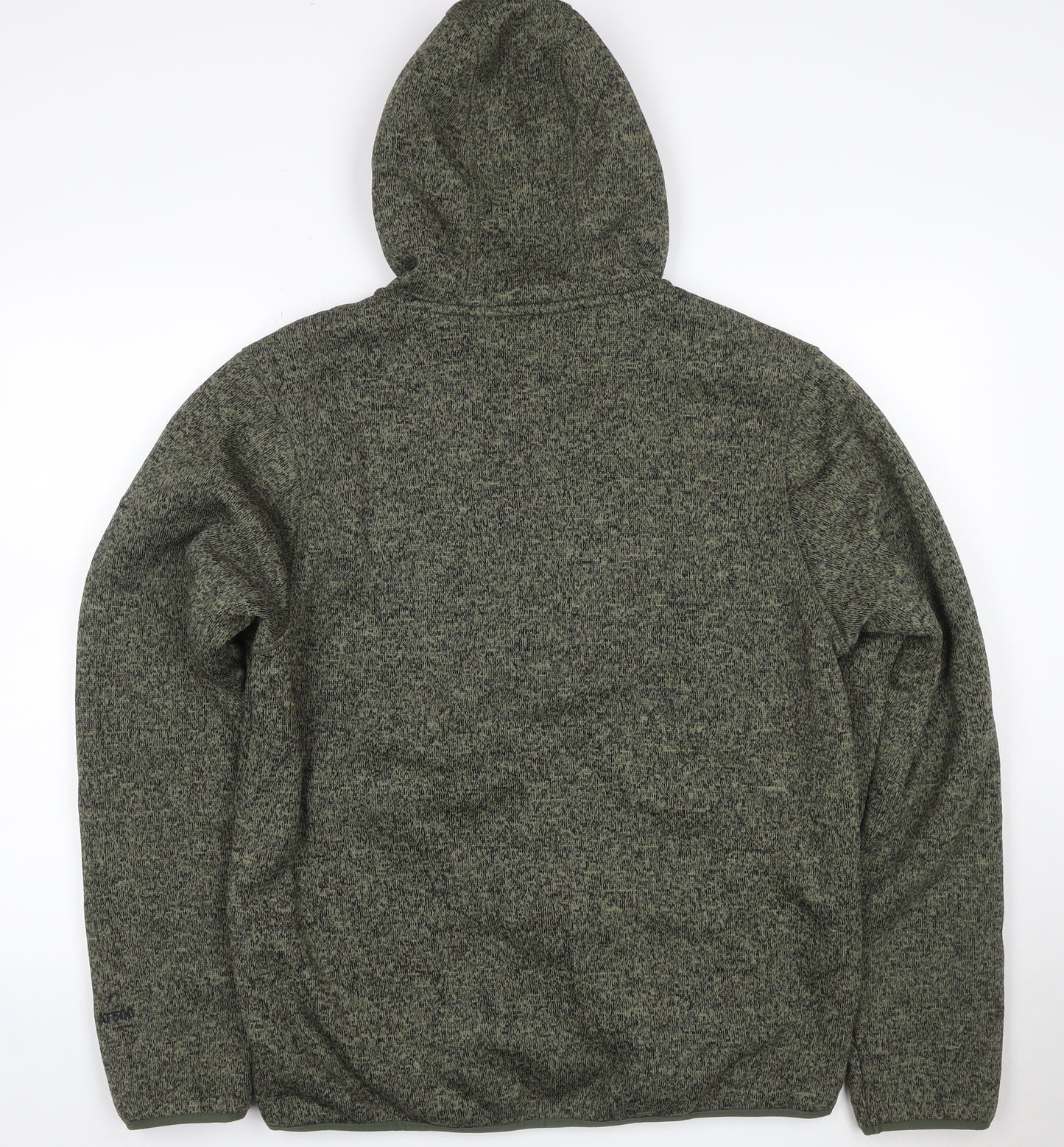 Trespass Men’s Green L Hooded Fleece Lined Full Zip Jacket