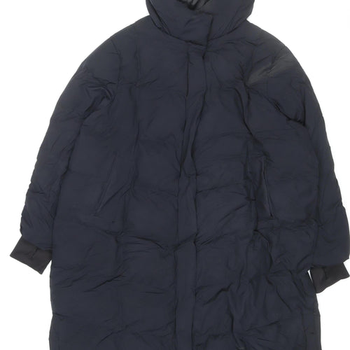 Marks and Spencer Women’s Black UK 20 Long Hooded Puffer Jacket