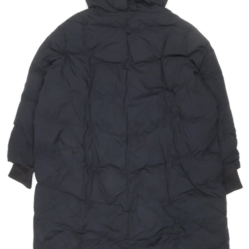 Marks and Spencer Women’s Black UK 20 Long Hooded Puffer Jacket