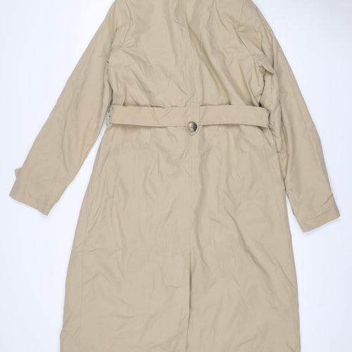 LCW Vision Women’s Beige UK 6 Long Belted Trench Coat
