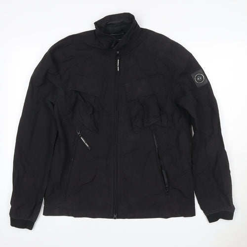 Marshall Artist Men's Black Size S Military Jacket Full Zip Pockets