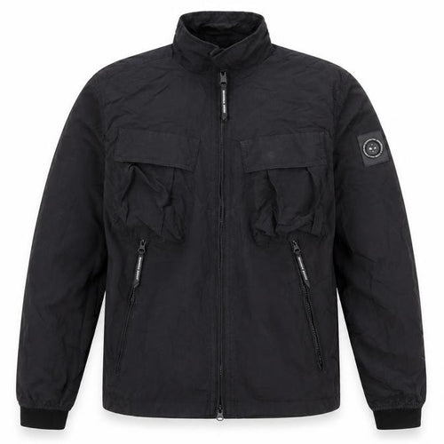 Marshall Artist Men's Black Size S Military Jacket Full Zip Pockets