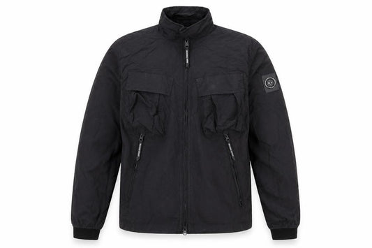 Marshall Artist Men's Black Size S Military Jacket Full Zip Pockets