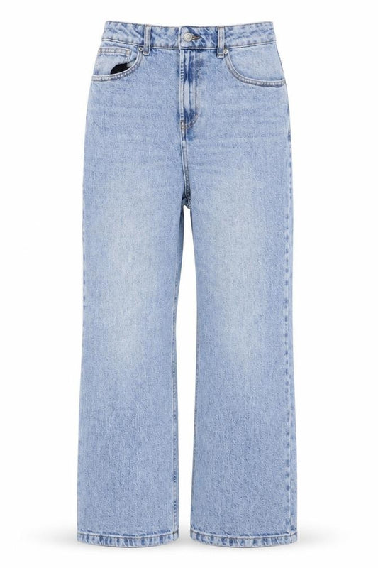 ASOS Design Women’s Blue Straight Jeans W30 L32 High Rise Stretch
