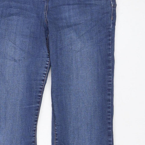 Next Women’s Blue UK 12R Enhancer Bootcut Denim Jeans