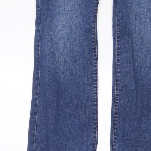 Next Women’s Blue UK 12R Enhancer Bootcut Denim Jeans