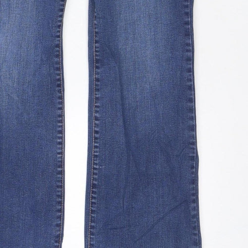 Next Women’s Blue UK 12R Enhancer Bootcut Denim Jeans