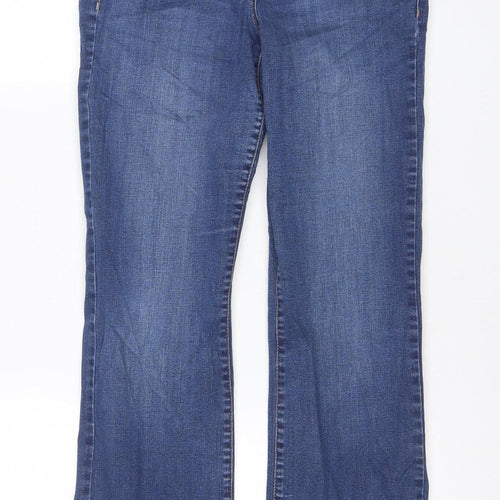 Next Women’s Blue UK 12R Enhancer Bootcut Denim Jeans
