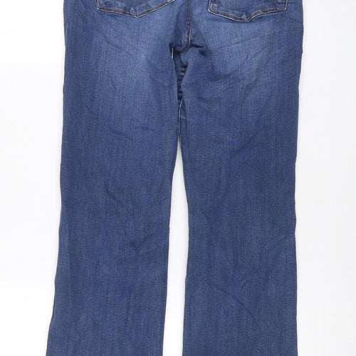 Next Women’s Blue UK 12R Enhancer Bootcut Denim Jeans