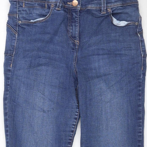 Next Women’s Blue UK 12R Enhancer Bootcut Denim Jeans
