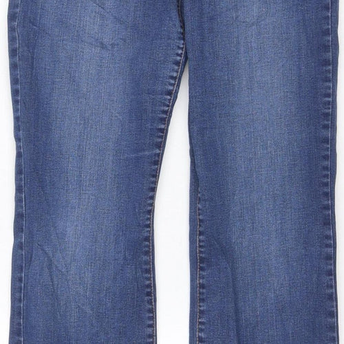 Next Women’s Blue UK 12R Enhancer Bootcut Denim Jeans