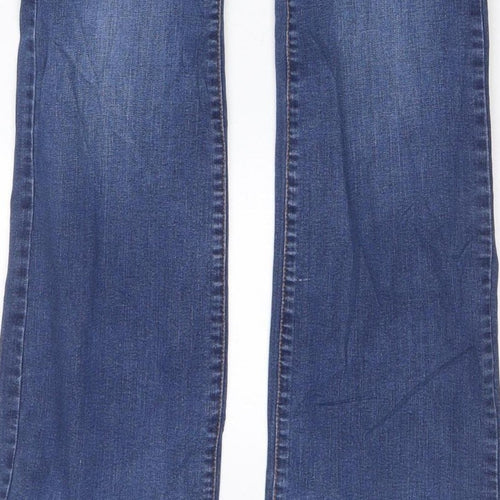 Next Women’s Blue UK 12R Enhancer Bootcut Denim Jeans