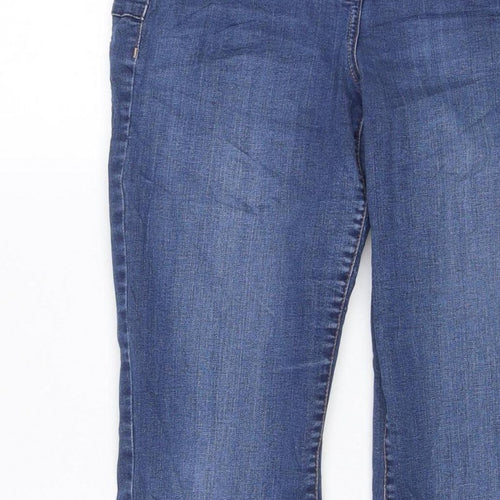 Next Women’s Blue UK 12R Enhancer Bootcut Denim Jeans