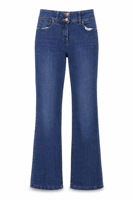 Next Women’s Blue UK 12R Enhancer Bootcut Denim Jeans