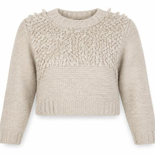 Marks and Spencer Women Beige M Chunky Knit Wool Blend Jumper