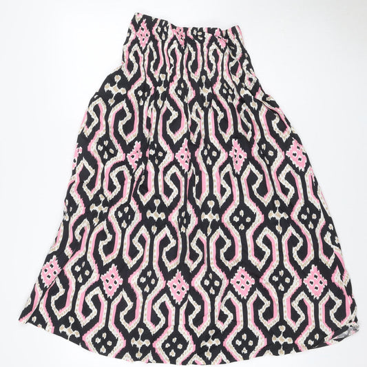 Marks and Spencer Women’s Multicoloured Geometric Mini Straight Skirt UK 6