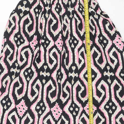 Marks and Spencer Women’s Multicoloured Geometric Mini Straight Skirt UK 6