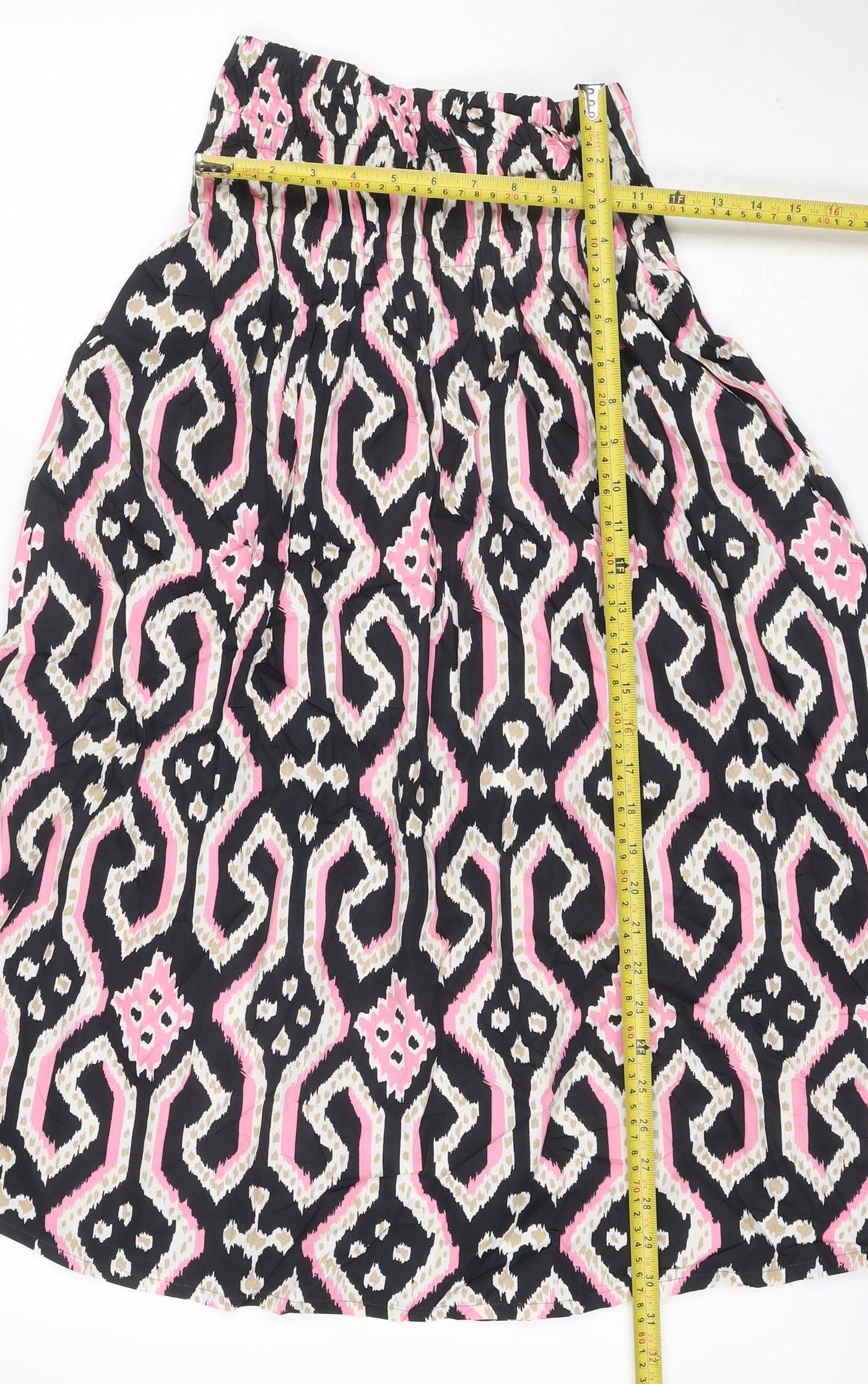 Marks and Spencer Women’s Multicoloured Geometric Mini Straight Skirt UK 6