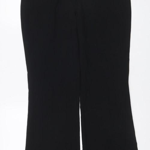 New Look Women’s Black Size 12 Wide-Leg Tailored Dress Trousers