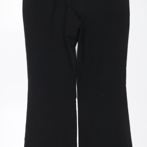 New Look Women’s Black Size 12 Wide-Leg Tailored Dress Trousers