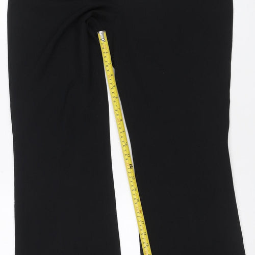 New Look Women’s Black Size 12 Wide-Leg Tailored Dress Trousers