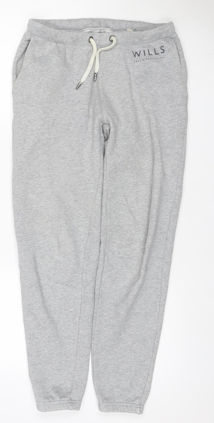 Jack Wills Men’s Grey XS Slim Fit Fleece Joggers Drawstring Pockets