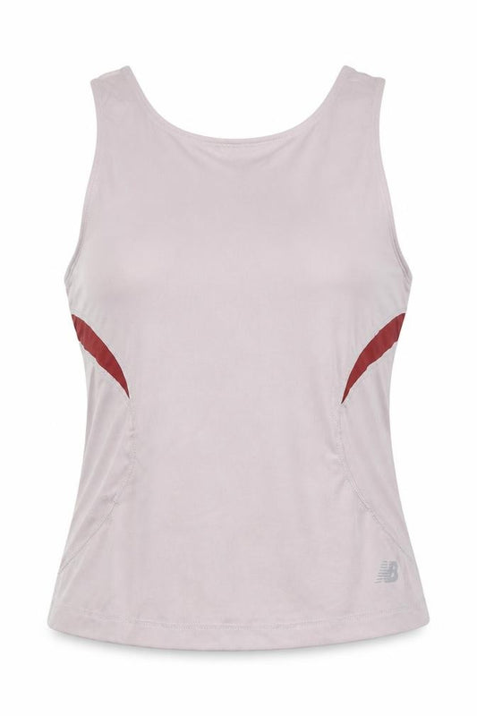 New Balance Women’s Pink Red L Athletic Built-In Bra Tank Top