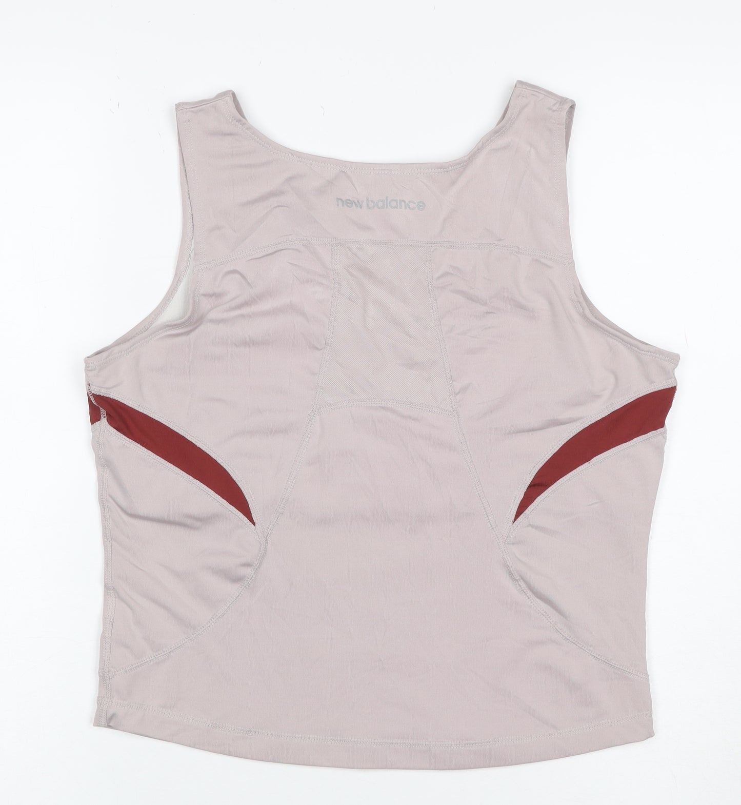 New Balance Women’s Pink Red L Athletic Built-In Bra Tank Top