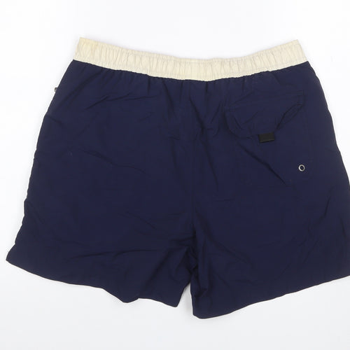 Polo Sport Ralph Lauren Men's Blue S USA Logo Nylon Swim Shorts