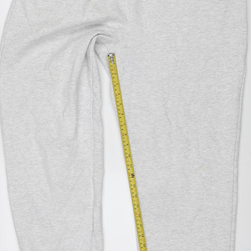 Topshop Women’s Grey UK 16 Jogger Sweatpants Drawstring Cotton Blend