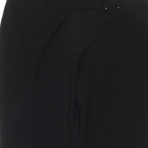George Women’s Black Size 16 Regular Straight Leg Smart Trousers