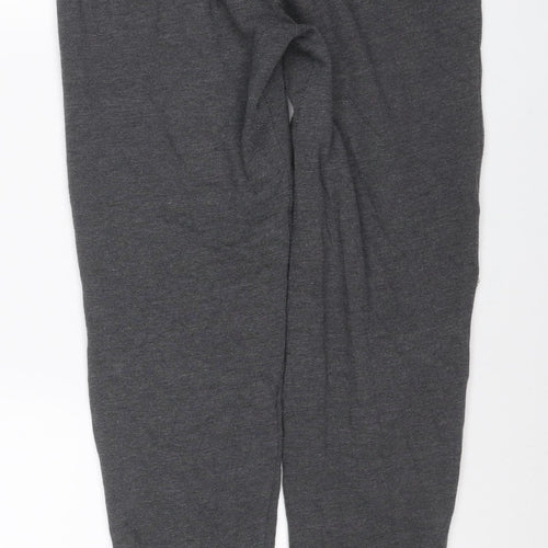 Aeropostale Women Grey M Jogger Sweatpants Logo Drawstring