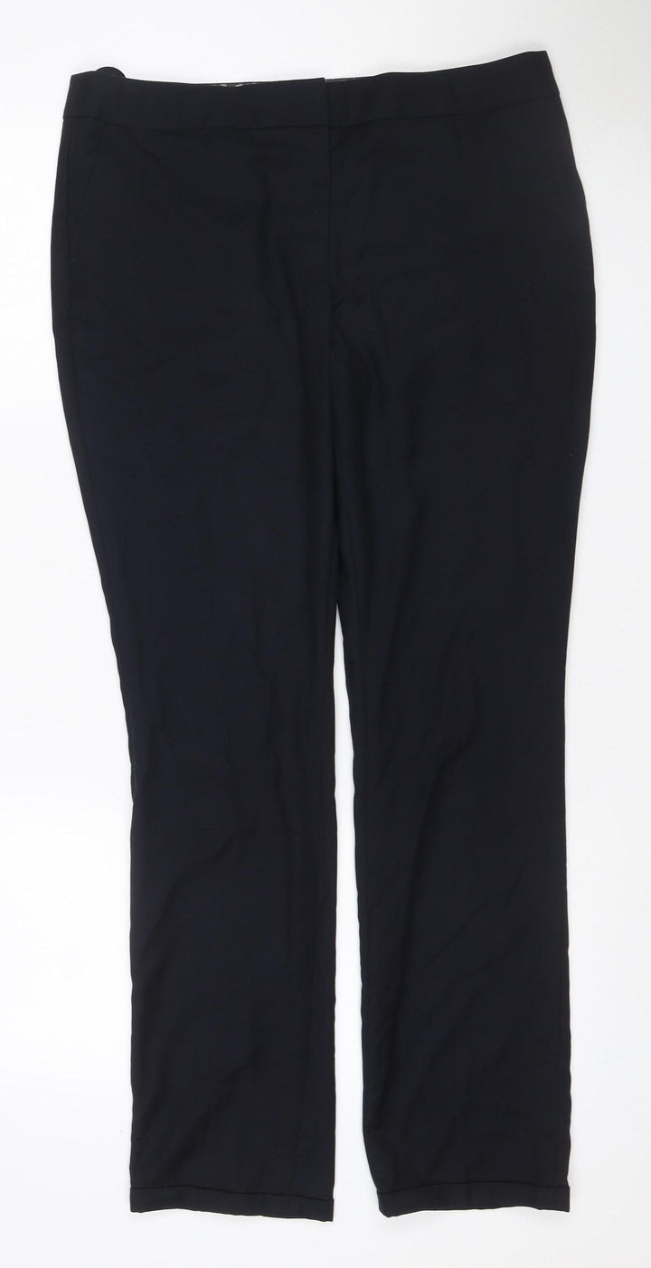 Next Women’s Black Size 12L Bootcut Stretch Work Trousers