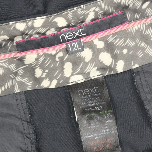 Next Women’s Black Size 12L Bootcut Stretch Work Trousers