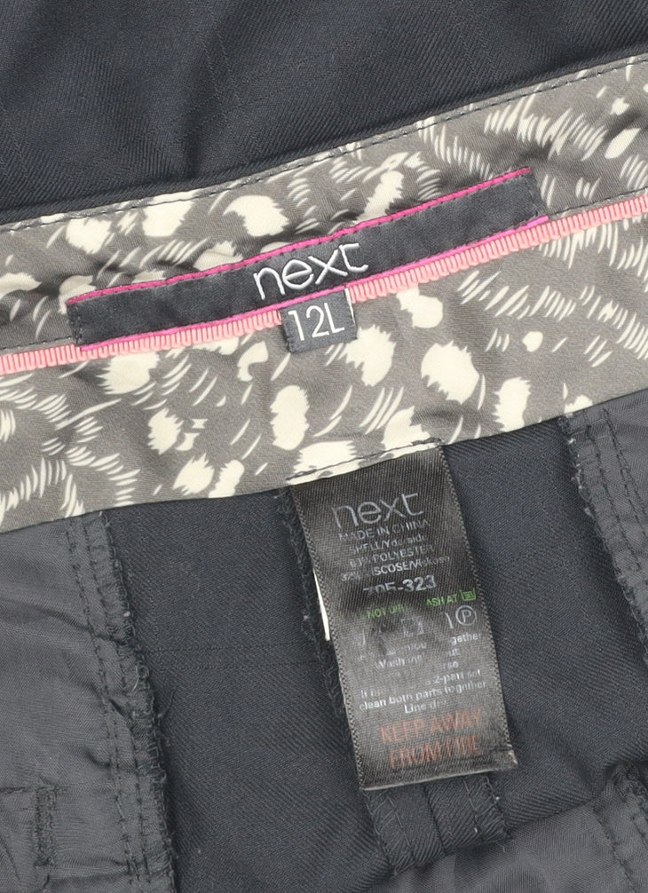 Next Women’s Black Size 12L Bootcut Stretch Work Trousers