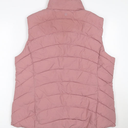 Mountain Warehouse Women Pink UK 18 Quilted Puffer Gilet Bodywarmer