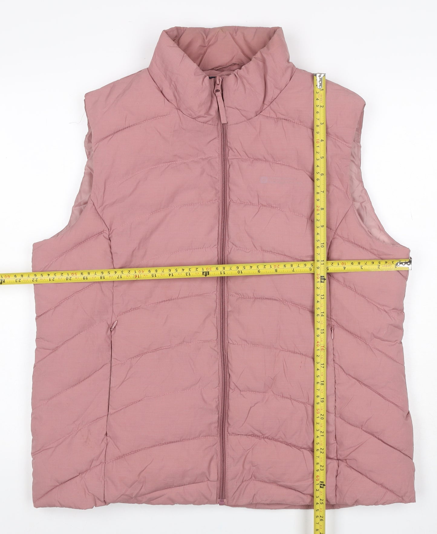 Mountain Warehouse Women Pink UK 18 Quilted Puffer Gilet Bodywarmer