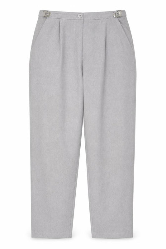 Damart Women’s Grey Size 14 Straight Leg Smart Trousers 29in Waist