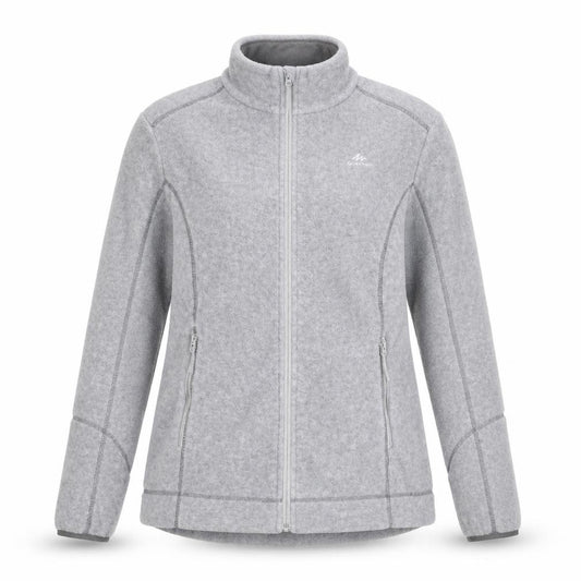Quechua Women’s Grey 2XL Fleece Full Zip Outdoor Jacket