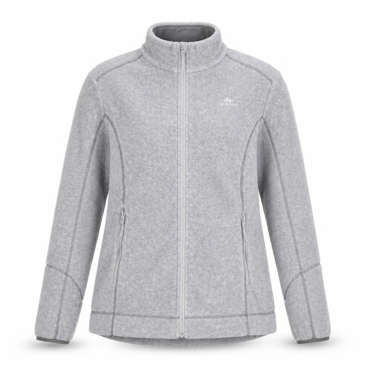 Quechua Women’s Grey 2XL Fleece Full Zip Outdoor Jacket
