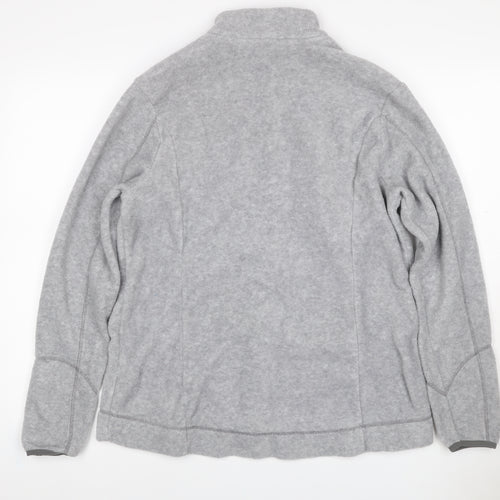 Quechua Women’s Grey 2XL Fleece Full Zip Outdoor Jacket